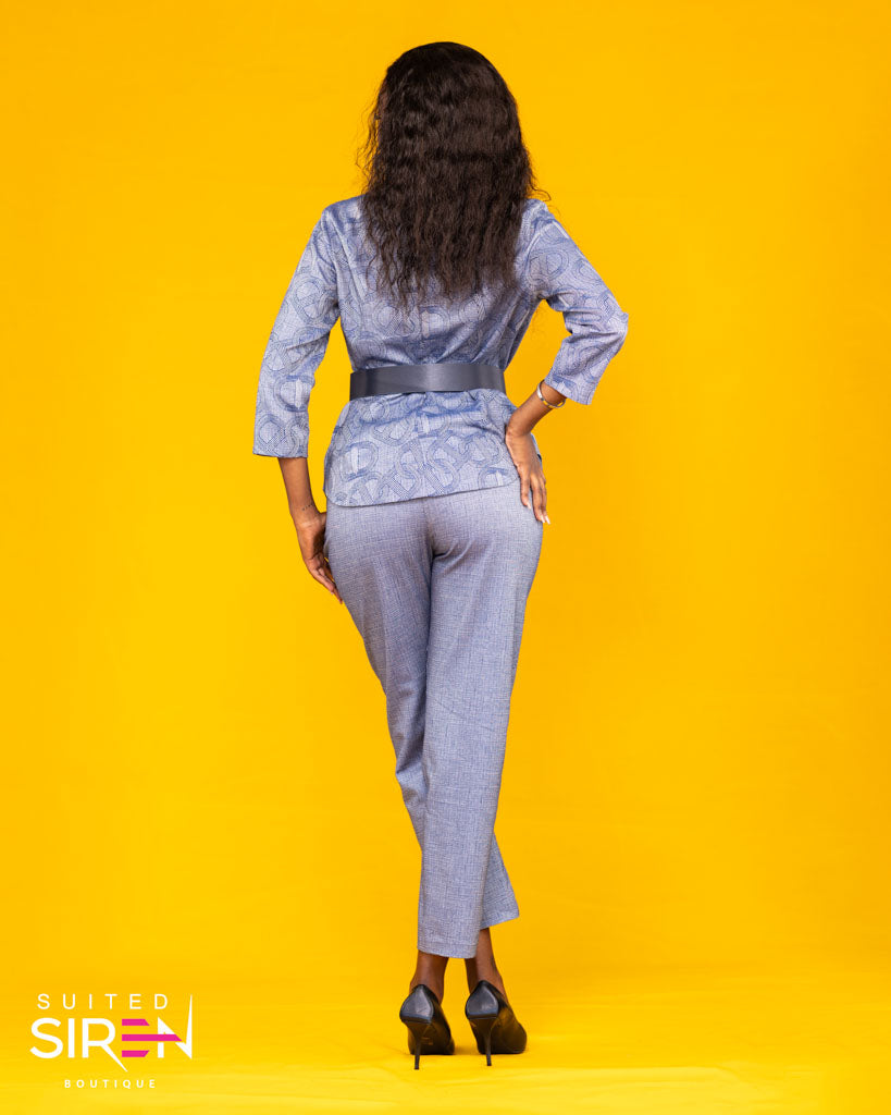 Azure Chic Suit
