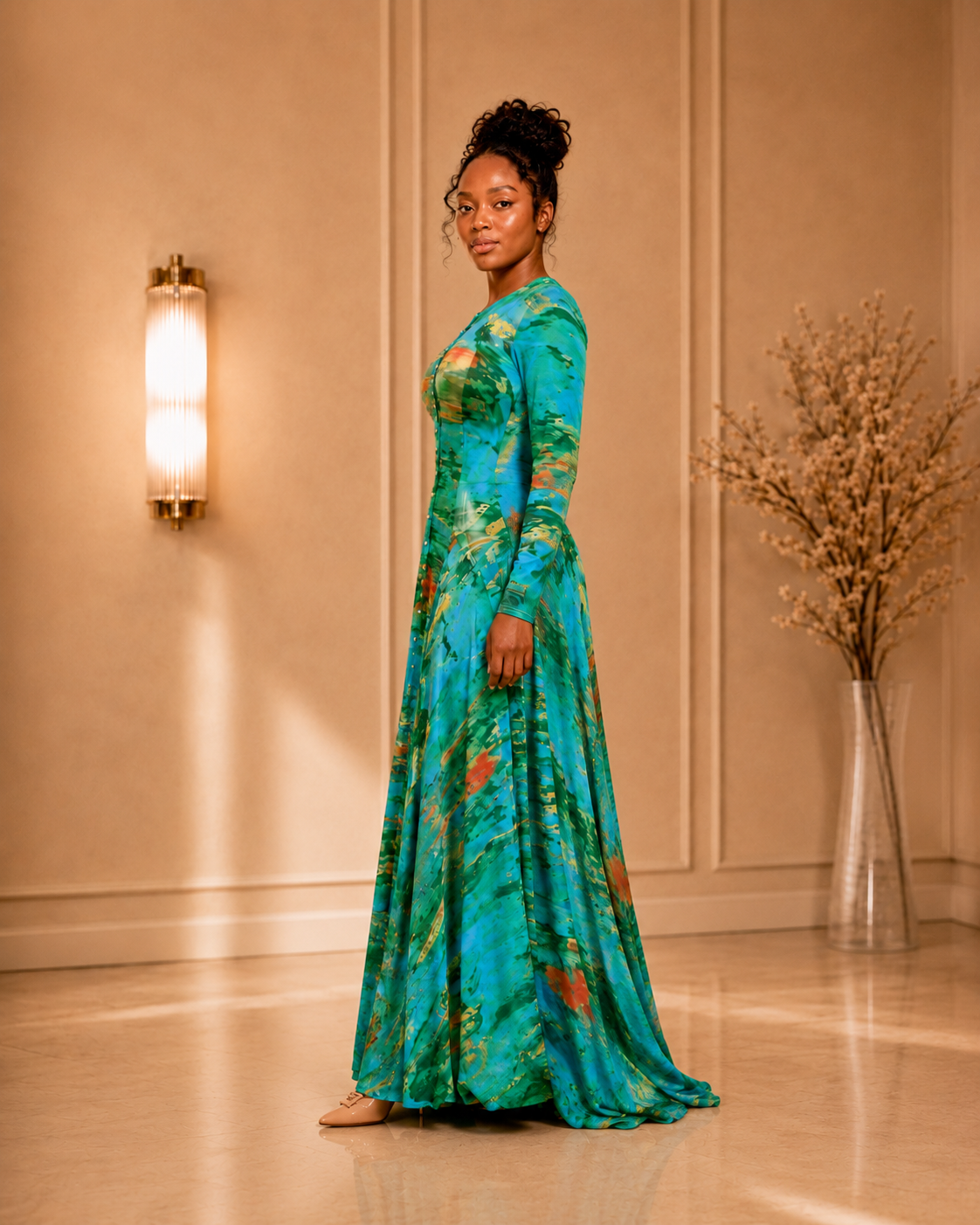 Ocean Muse Maxi Dress
