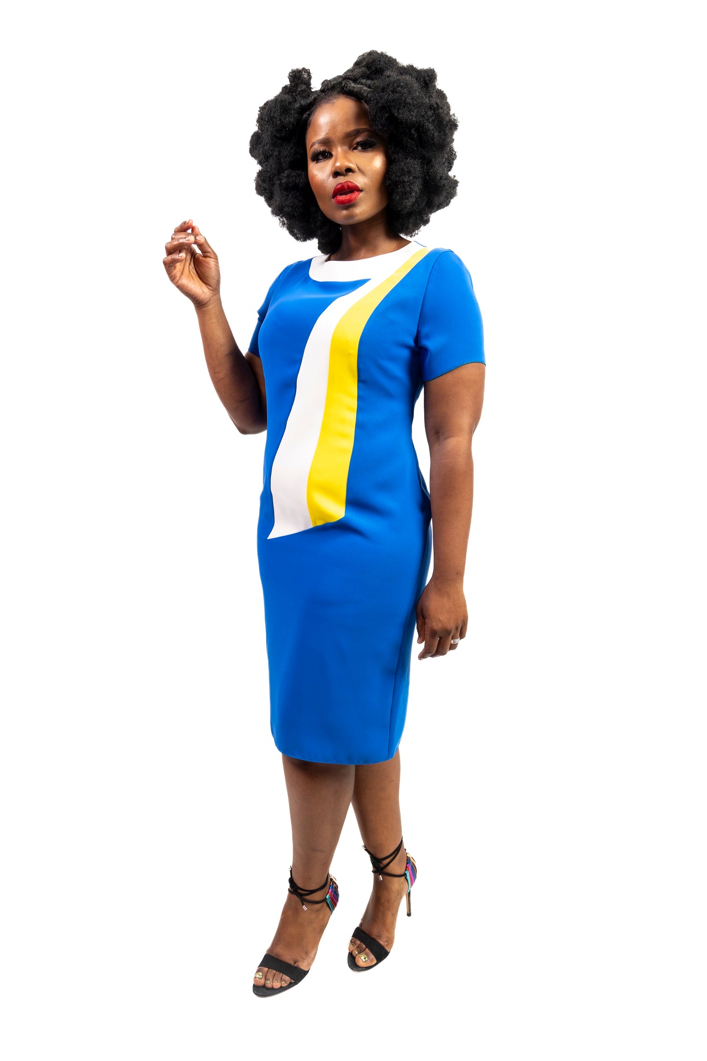 Blue and Yellow dress