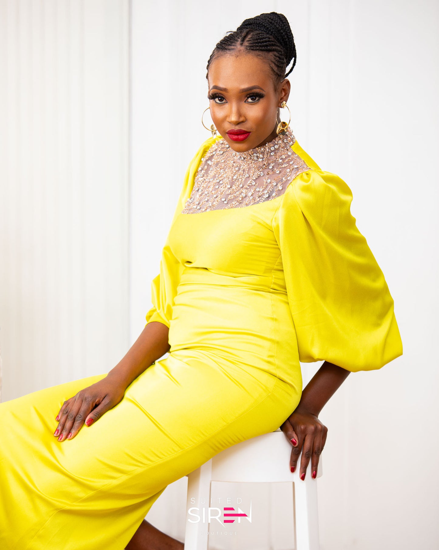 Yellow Shimmery Dress