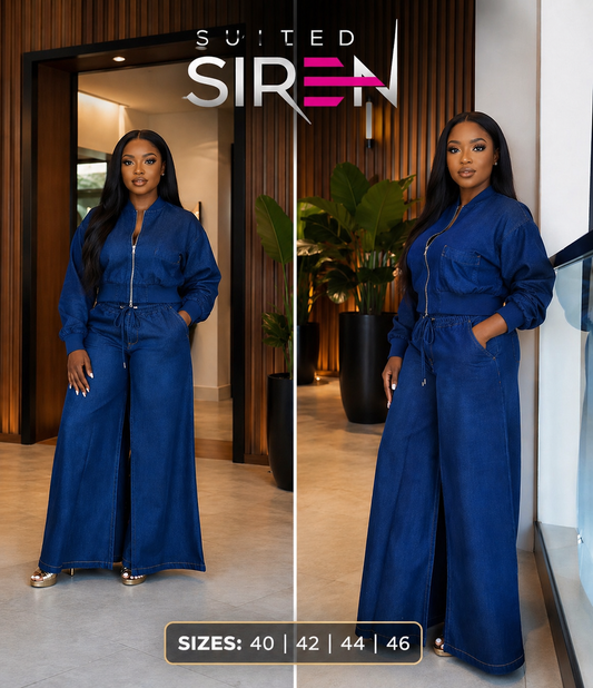 Denim Ease Luxe Set
