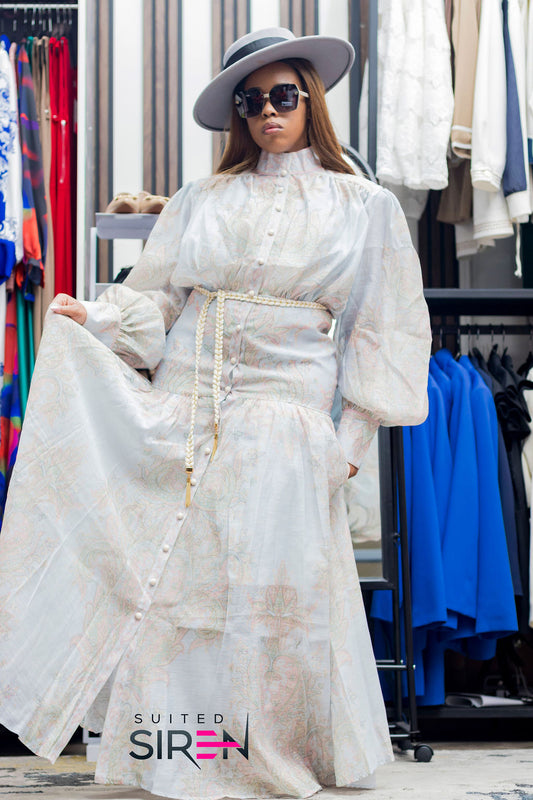 Pearl Whisper Maxi Dress