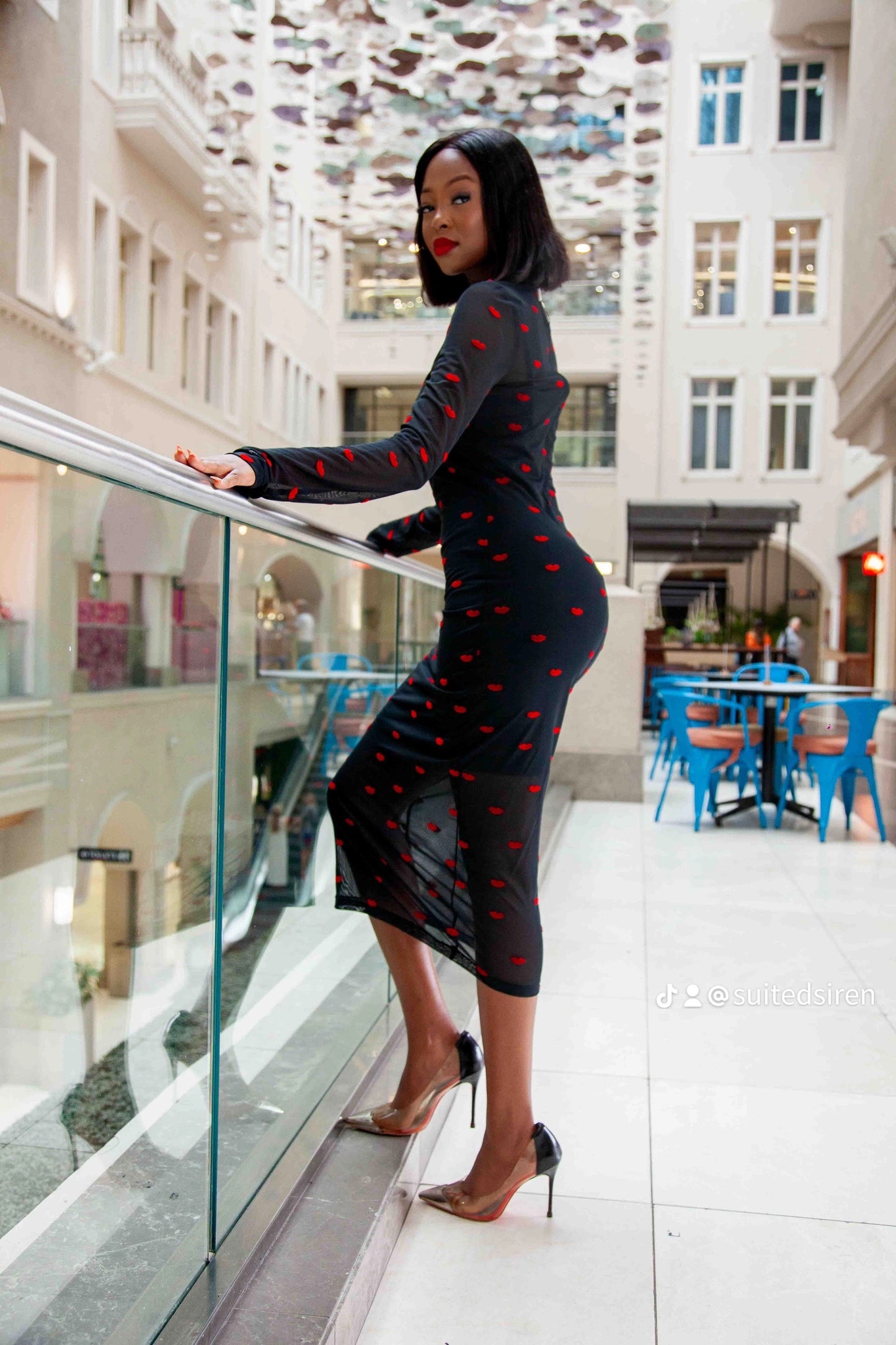 Midnight Kiss Midi Dress