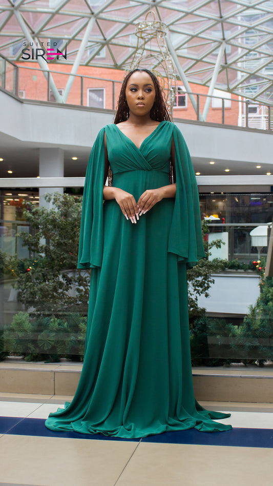 Emerald Breeze Gown