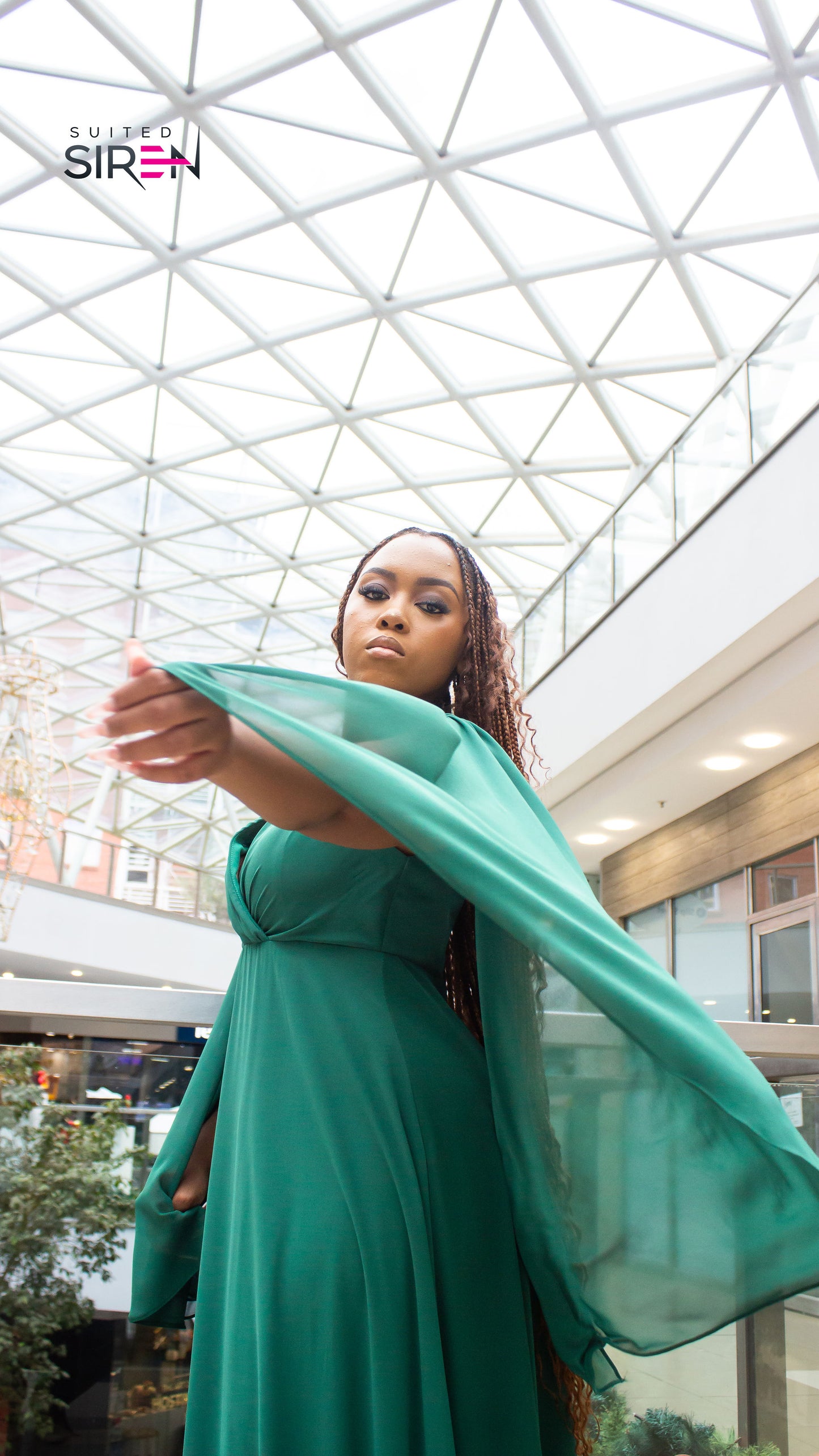 Emerald Breeze Gown