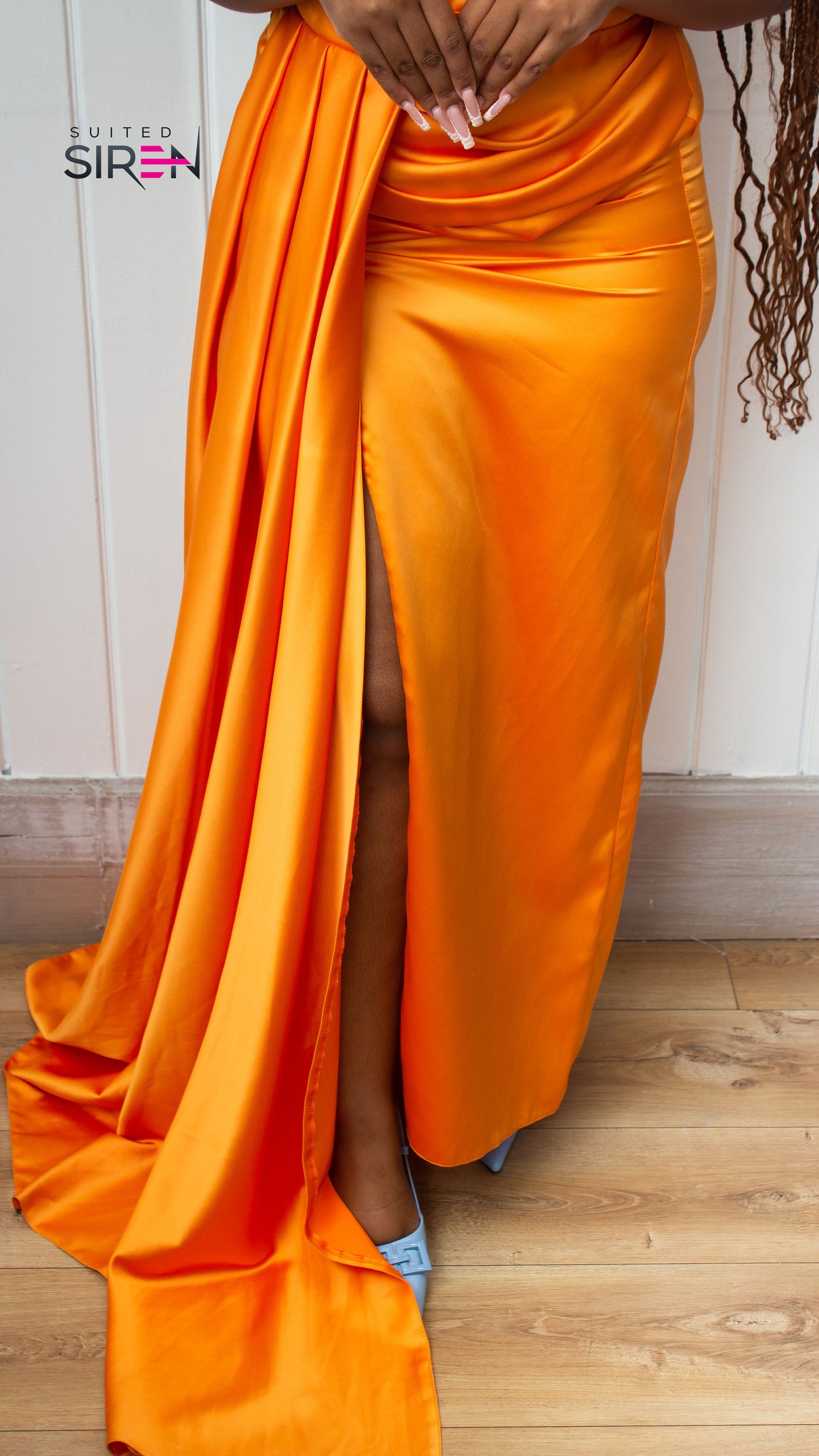 Tangerine Glow Gown