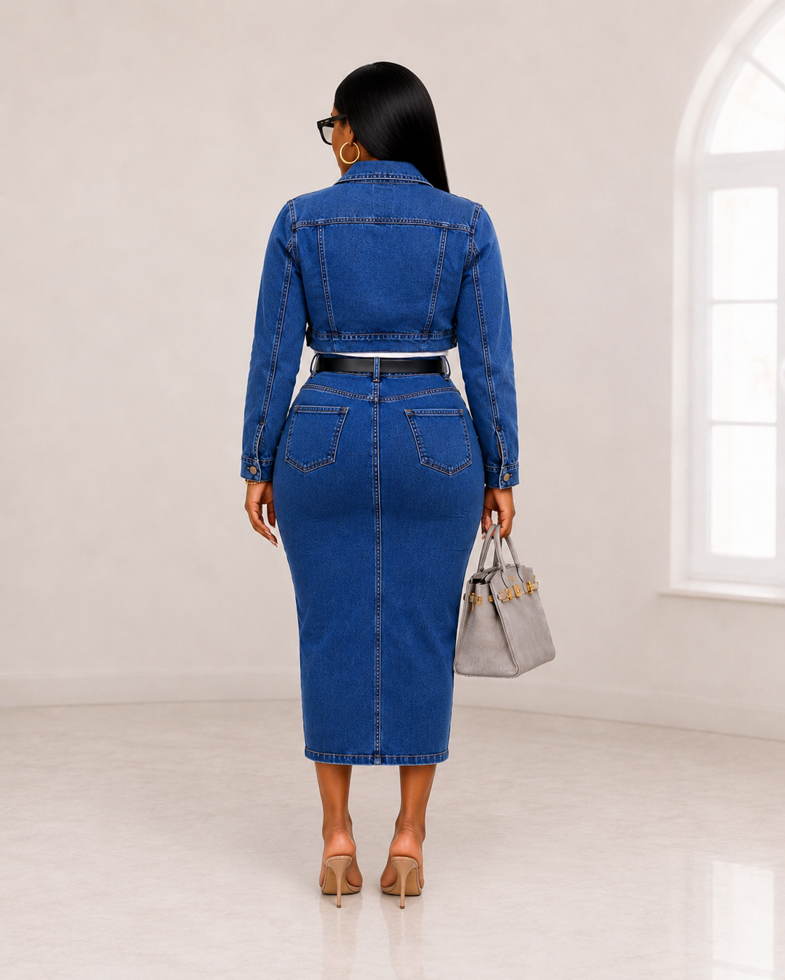Denim Muse Two-Piece Set